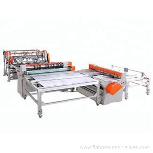 Automatic tinplate sheets cutting slitting machine for plant